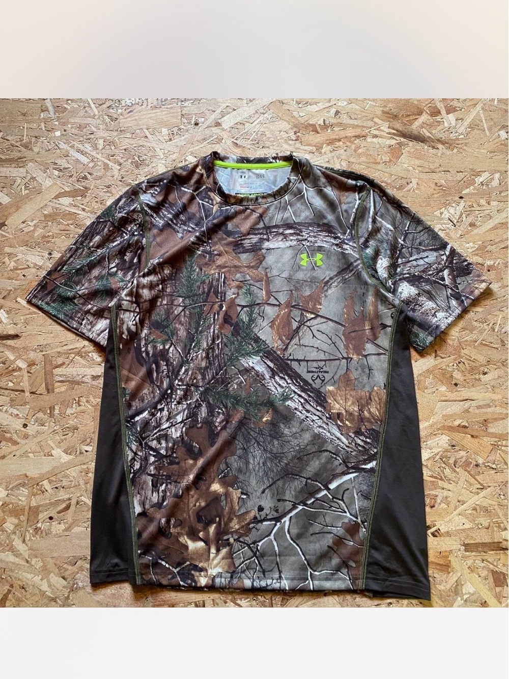 Under Armour Men’s Camo Short Sleeve Performance Tee - Brown/Green
